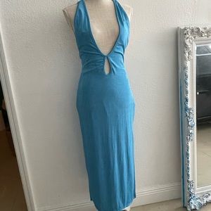 Beautiful blue maxi dress